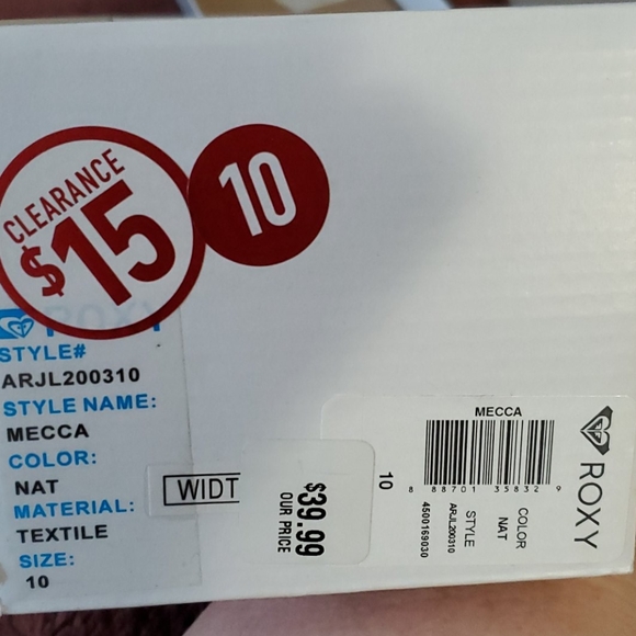 Roxy sandals size 10 - Picture 2 of 2